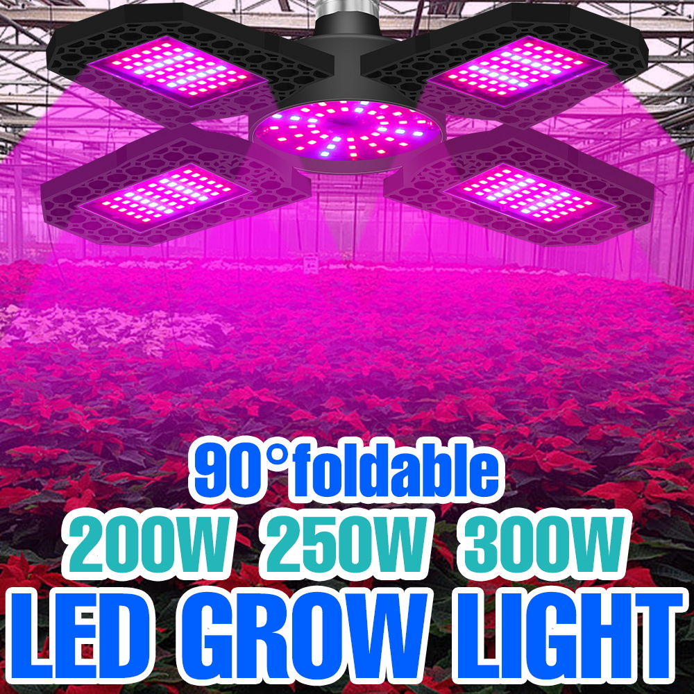 Plant Grow Light Full Spectrum Clip On - 300W Deformable LED Plant Grow Light