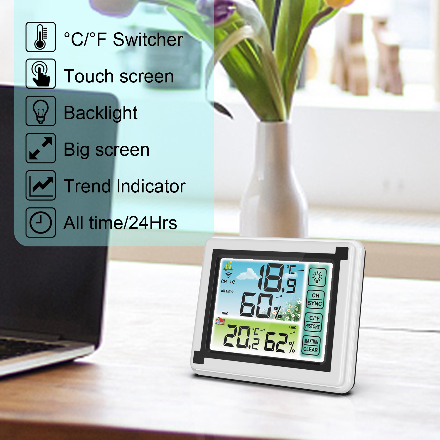 Wireless Weather Station Indoor Outdoor - Weather Station Wireless Digital Indoor Outdoor