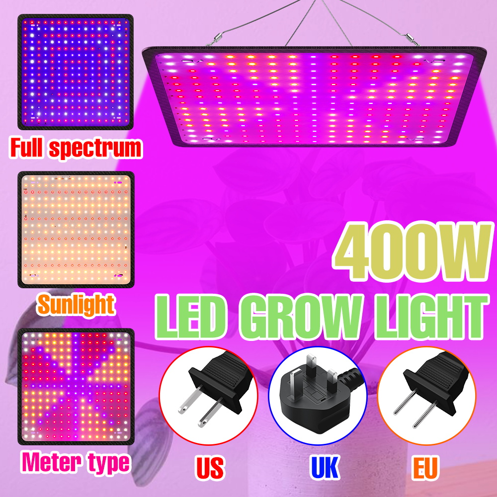Plant Grow Light Full Spectrum Clip On - 400W Full Spectrum LED Grow Light