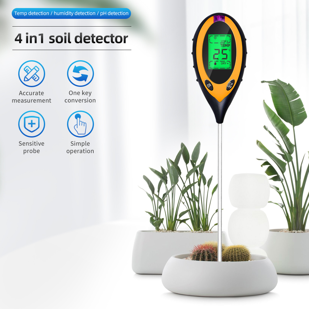 Soil Ph Meter 3 In 1 Moisture Sunlight - 2/3/4/5 in 1 Soil PH Meter