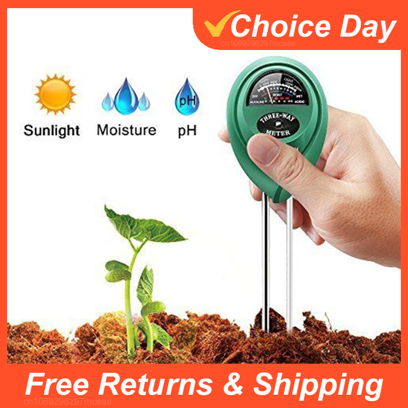 Soil Ph Meter 3 In 1 Moisture Sunlight - 3 in 1 Soil PH Meter