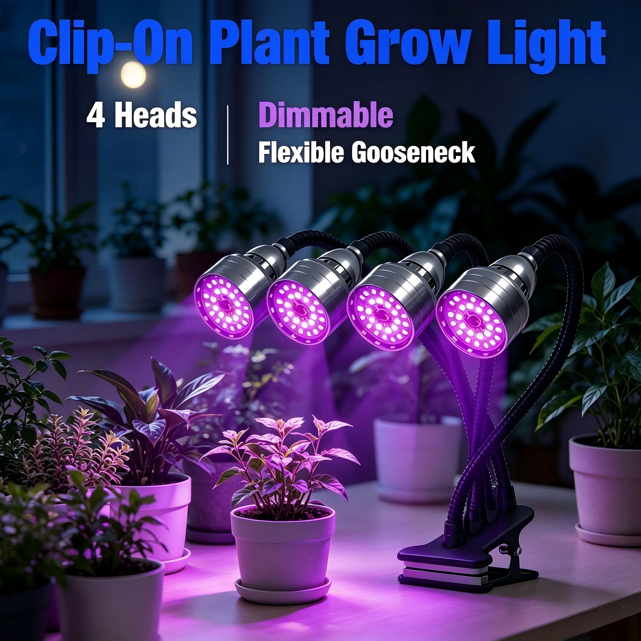 LED Full Spectrum Grow Light C - Plant Grow Light Full Spectrum Clip On 评论和价格