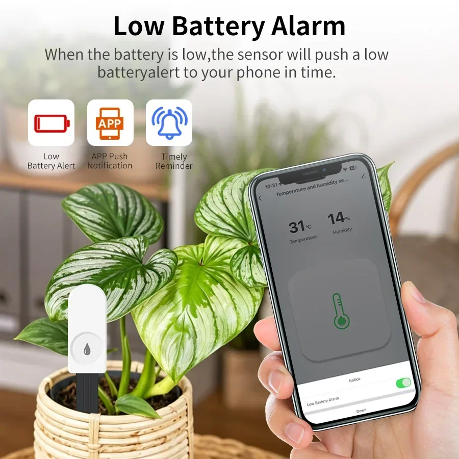 Tuya Smart Zigbee 3.0 Smart So - Tuya Zigbee Soil Moisture Temperature Sensor 评论和价格