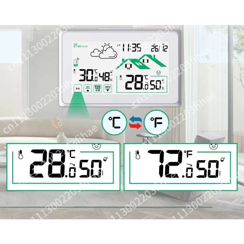 Wireless indoor and outdoor th - Wireless Weather Station Indoor Outdoor 评论和价格