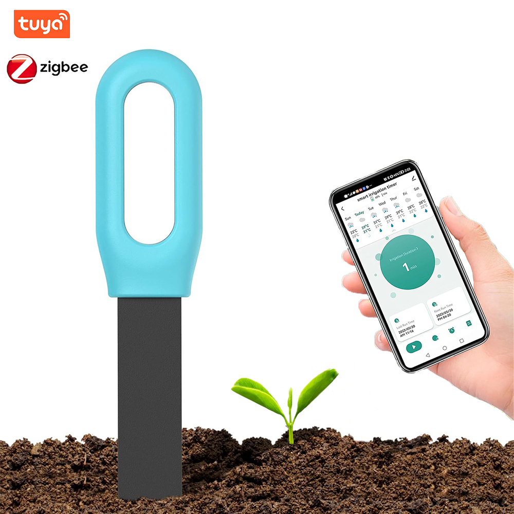 Tuya Bluetooth Zigbee Smart So - Tuya Zigbee Soil Moisture Temperature Sensor 评论和价格