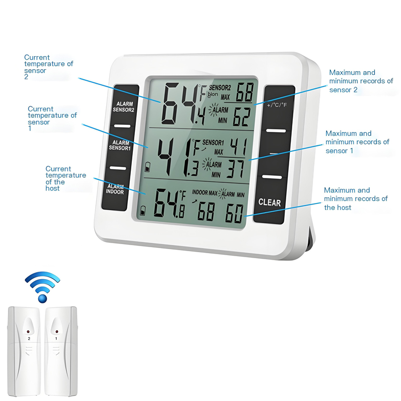 Digital Wireless Weather Stati - Wireless Weather Station Indoor Outdoor 评论和价格