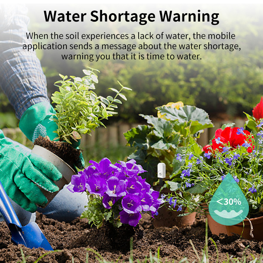 Smart ZigBee Soil Moisture Sen - Tuya Zigbee Soil Moisture Temperature Sensor 评论和价格