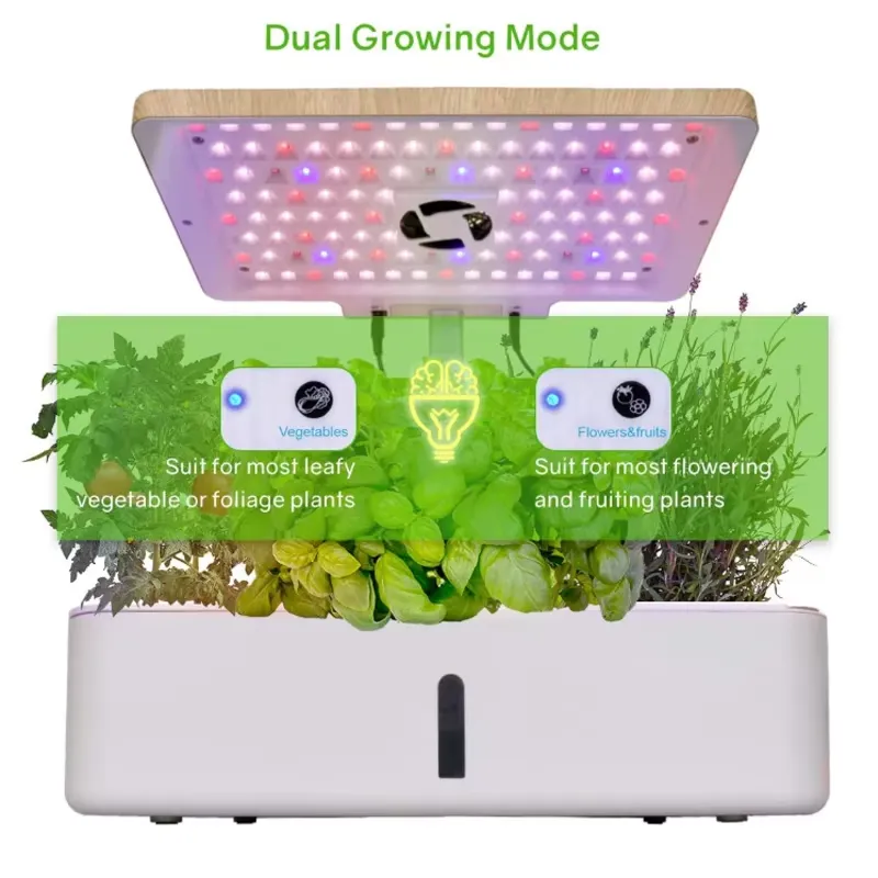 Smart Hydroponics Indoor Garde - Indoor Herb Garden Grow Light Smart Kit 评论和价格