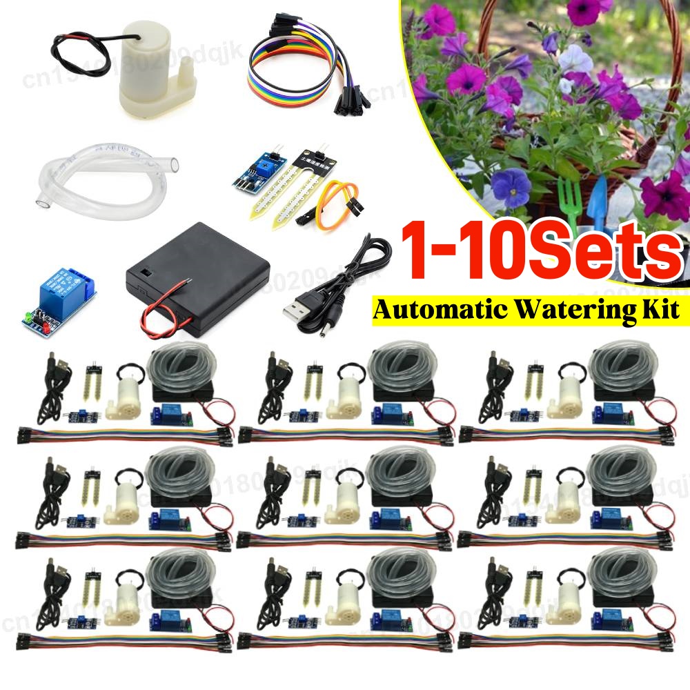 1-10X Automatic Irrigation Sys - Soil Moisture Sensor Relay Module Arduino 评论和价格