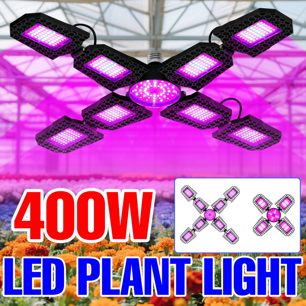 400W E27 LED Plant Grow Light  - Plant Grow Light Full Spectrum Clip On 评论和价格